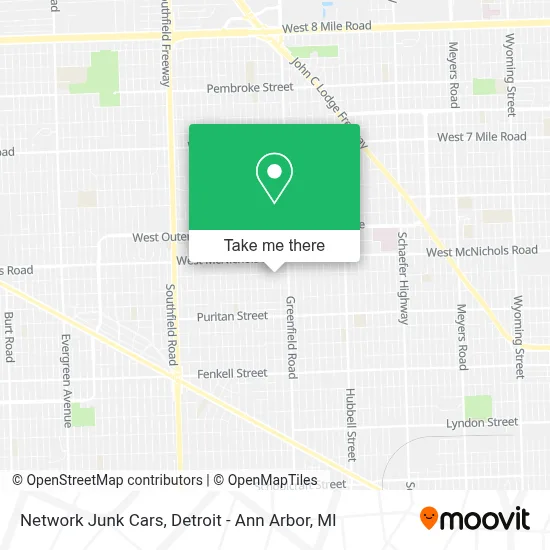 Network Junk Cars map