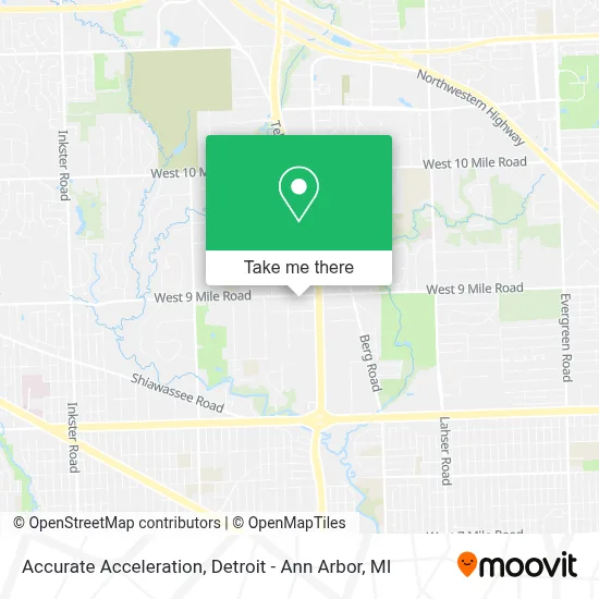 Accurate Acceleration map
