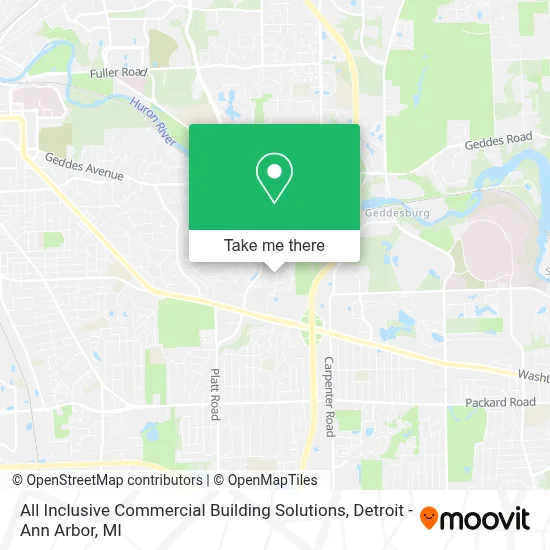 All Inclusive Commercial Building Solutions map