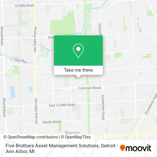 Five Brothers Asset Management Solutions map