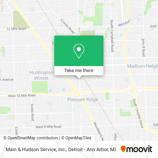 Main & Hudson Service, Inc. map