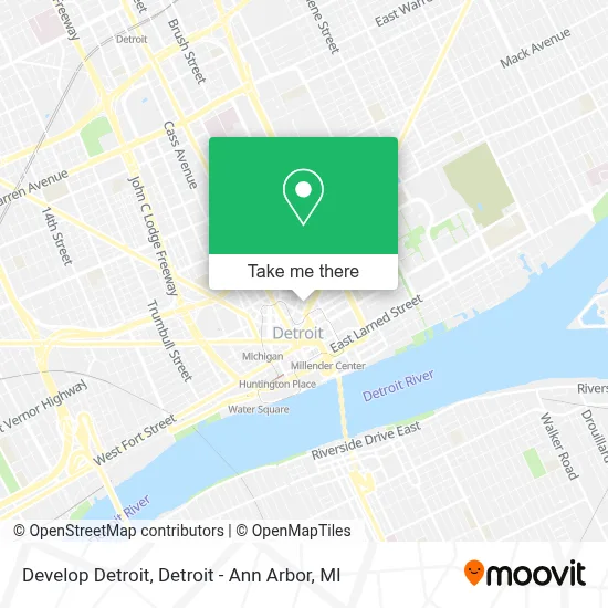 Develop Detroit map