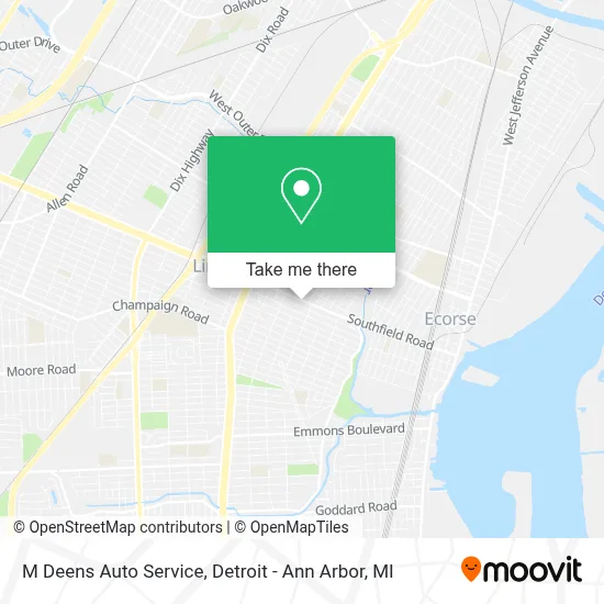 M Deens Auto Service map