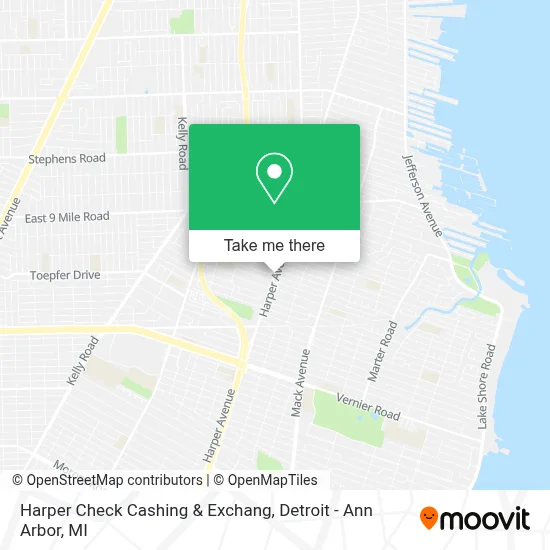 Harper Check Cashing & Exchang map