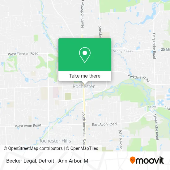 Becker Legal map