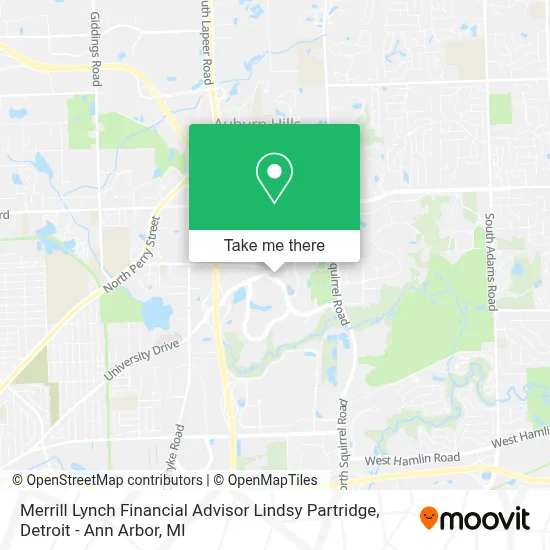 Merrill Lynch Financial Advisor Lindsy Partridge map