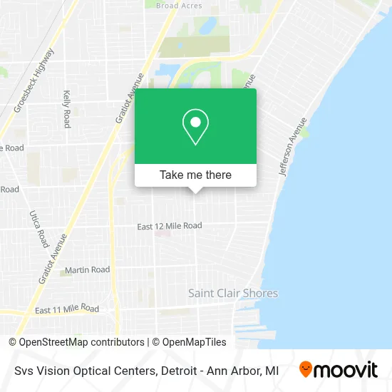 Svs Vision Optical Centers map