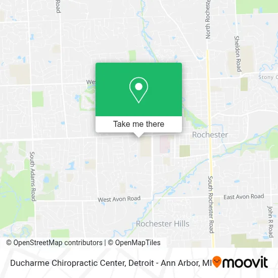 Ducharme Chiropractic Center map