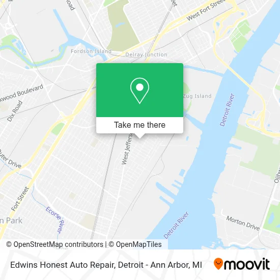 Edwins Honest Auto Repair map