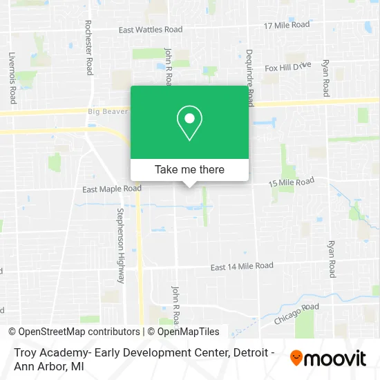 Troy Academy- Early Development Center map