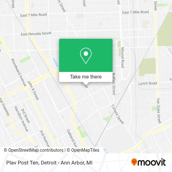Plav Post Ten map