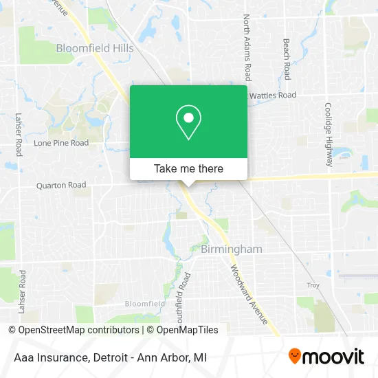 Aaa Insurance map