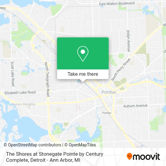 The Shores at Stonegate Pointe by Century Complete map