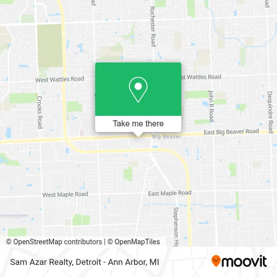Sam Azar Realty map