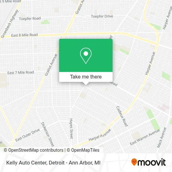 Kelly Auto Center map