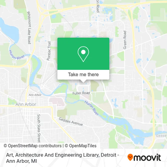 Art, Architecture And Engineering Library map