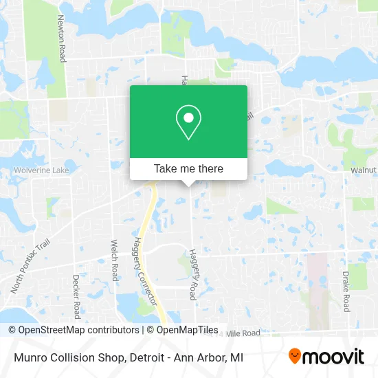 Munro Collision Shop map