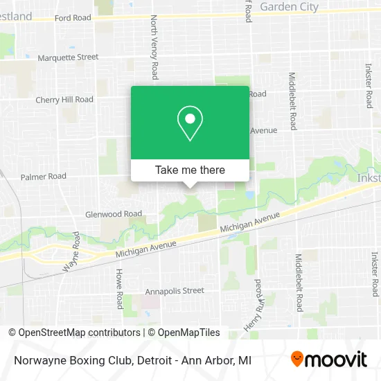 Norwayne Boxing Club map