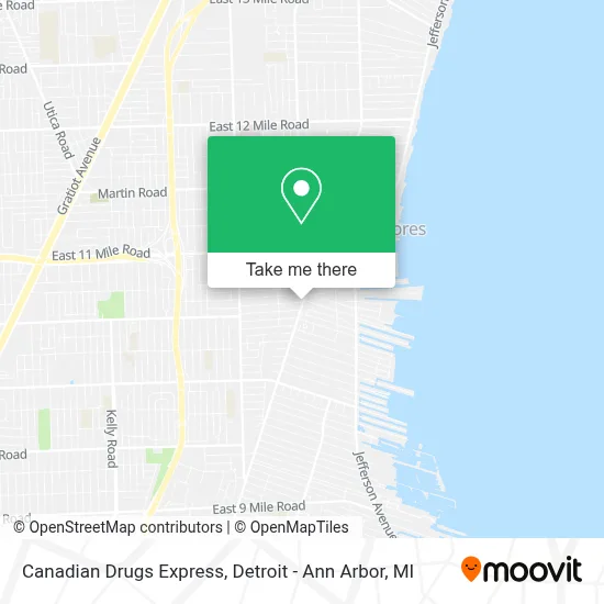 Canadian Drugs Express map