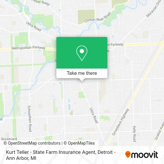 Kurt Teller - State Farm Insurance Agent map