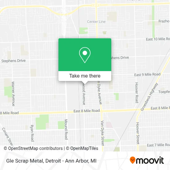 Gle Scrap Metal map