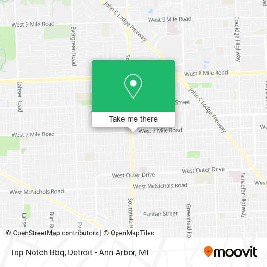 Top Notch Bbq map