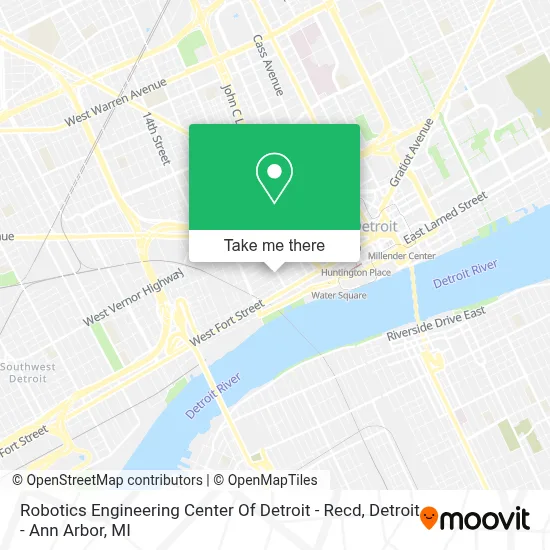 Robotics Engineering Center Of Detroit - Recd map