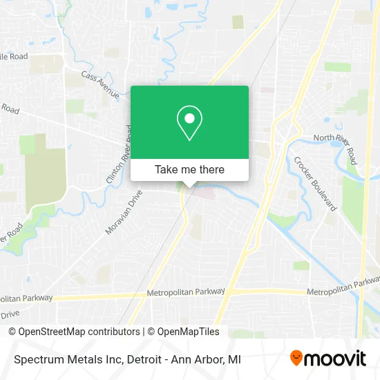 Spectrum Metals Inc map