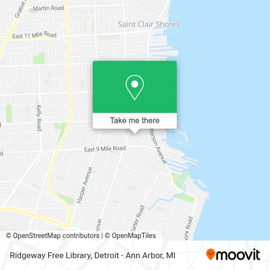 Ridgeway Free Library map