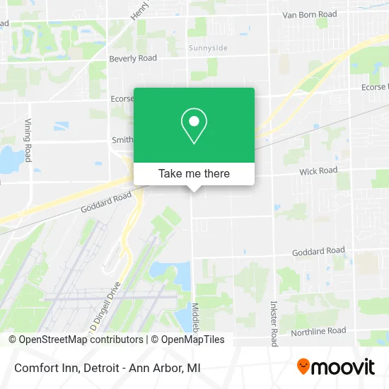 Comfort Inn map