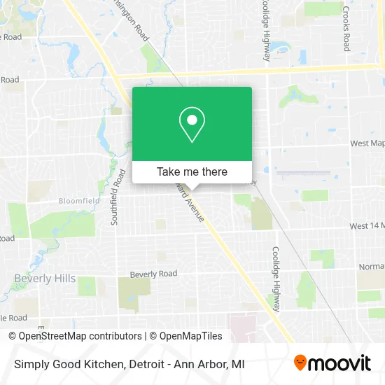 Simply Good Kitchen map