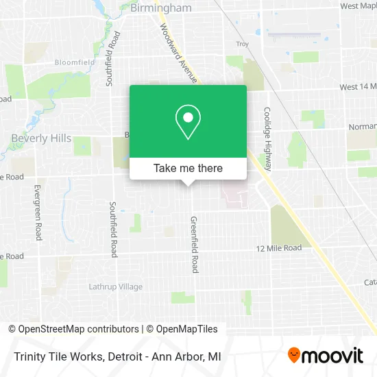 Trinity Tile Works map