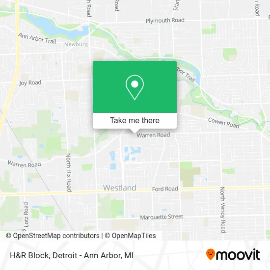 H&R Block map