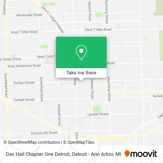 Dav Hall Chapter One Detroit map