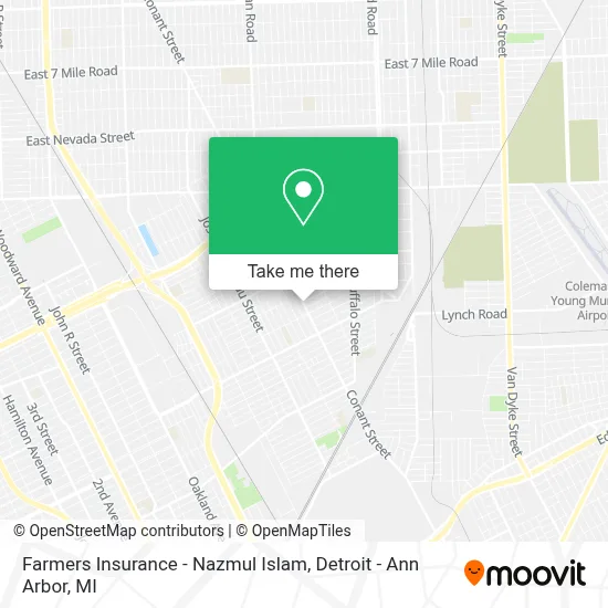 Farmers Insurance - Nazmul Islam map