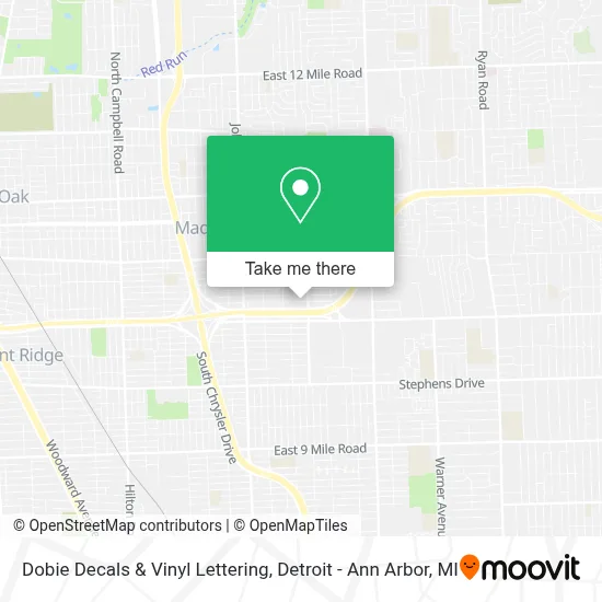 Dobie Decals & Vinyl Lettering map