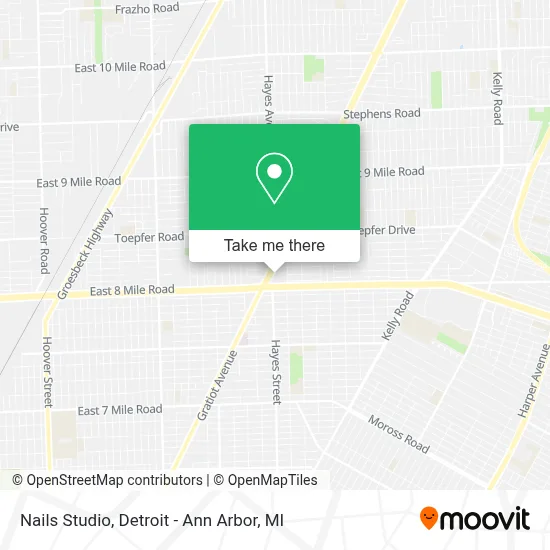 Nails Studio map