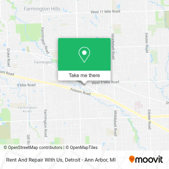 Rent And Repair With Us map