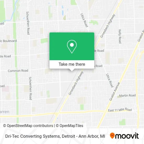 Dri-Tec Converting Systems map