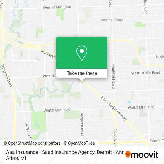Aaa Insurance - Saad Insurance Agency map