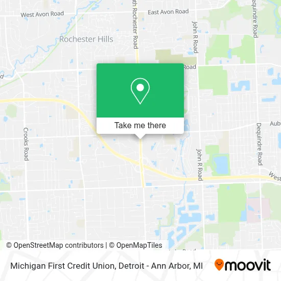 Michigan First Credit Union map