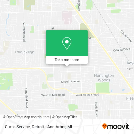 Curt's Service map