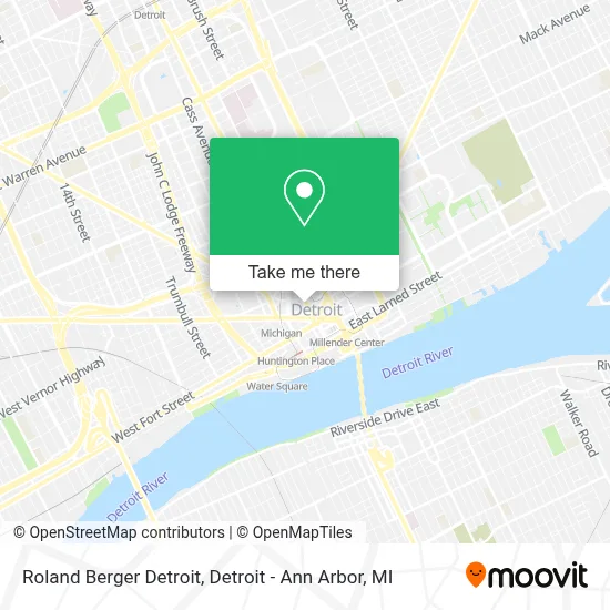 Roland Berger Detroit map