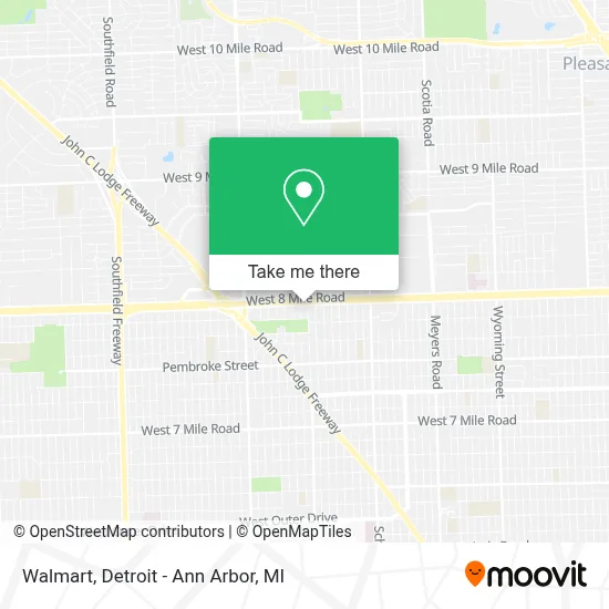 Walmart map