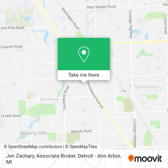 Jen Zachary, Associate Broker map