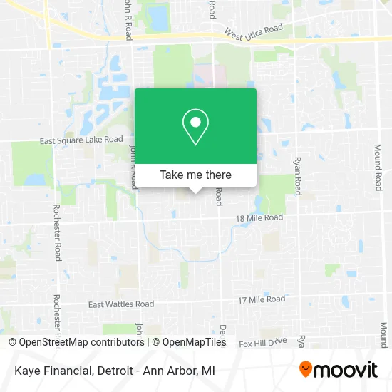 Kaye Financial map