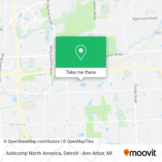 Addcomp North America map