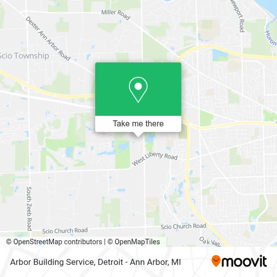 Arbor Building Service map