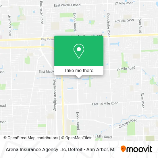 Arena Insurance Agency Llc map