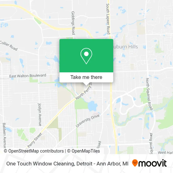 One Touch Window Cleaning map